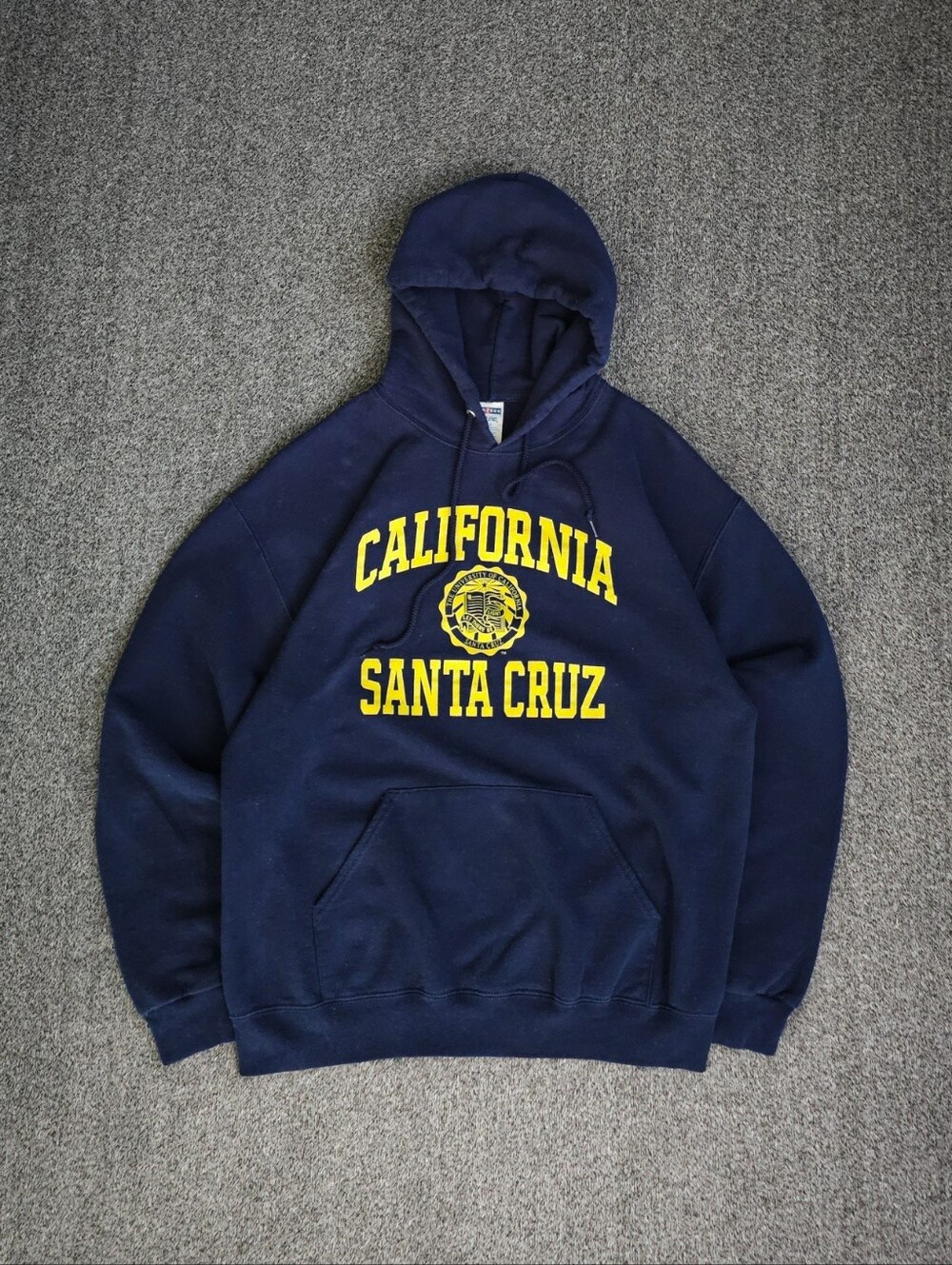 Jarzees Men's Santa Cruz California Navy Hoodie Size Large